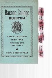 Bacone_College_Bulletin_Annual_Catalogue_1941-1942_cover_85
