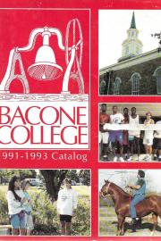 Bacone_College_Catalog_1991-1993_cover_104