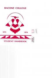 Bacone_College_Student_Handbook_1973-1974_cover_155