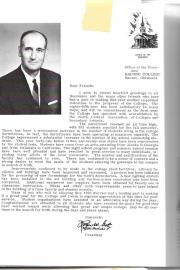 Bacone_Warrior_1966_president_message_on_tribal_attendance_403