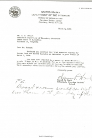 Cherokee-School-1954-letter-Bureau-of-Indian-Affairs-concerning-Warren-Cook-and-Robert-Custalow-Mattaponi