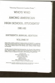 Choctaw-Central-1980-1981-Whos-Who-Among-American-High-School-Students-cover-page
