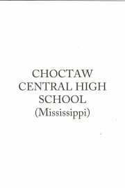 Choctaw-Central-archive-cover-page