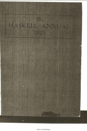 Haskell-Annual-1923-cover