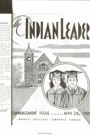 Haskell-Indian-Leader-Commencement-Issue-1950-cover